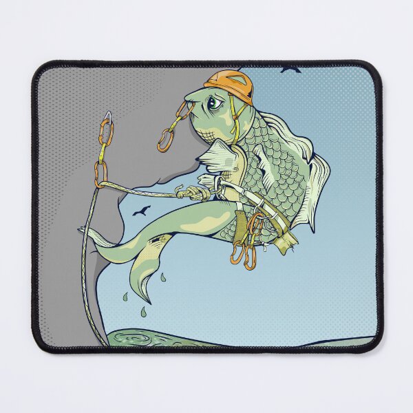 Item preview, Fish Rock Climbing designed and sold by piedaydesigns.