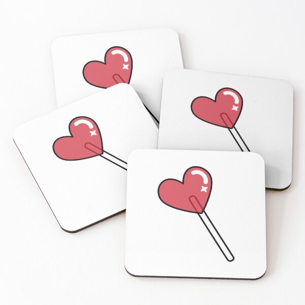 Item preview, Heart lollipop designed and sold by JustFunsies.