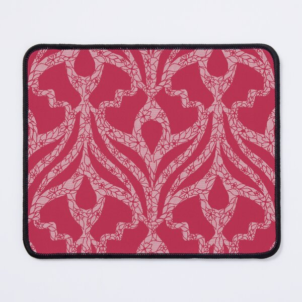 Item preview, Floral ornaments with lace in the used vintage look viva magenta designed and sold by Katj-A-Studio.
