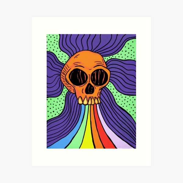 Psychedelic Cartoon Art Prints for Sale | Redbubble