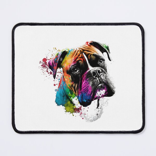 Item preview, Colorful Pop Art Boxer for German Boxer, Deutscher Boxer Dog Lover designed and sold by PRINTED ..