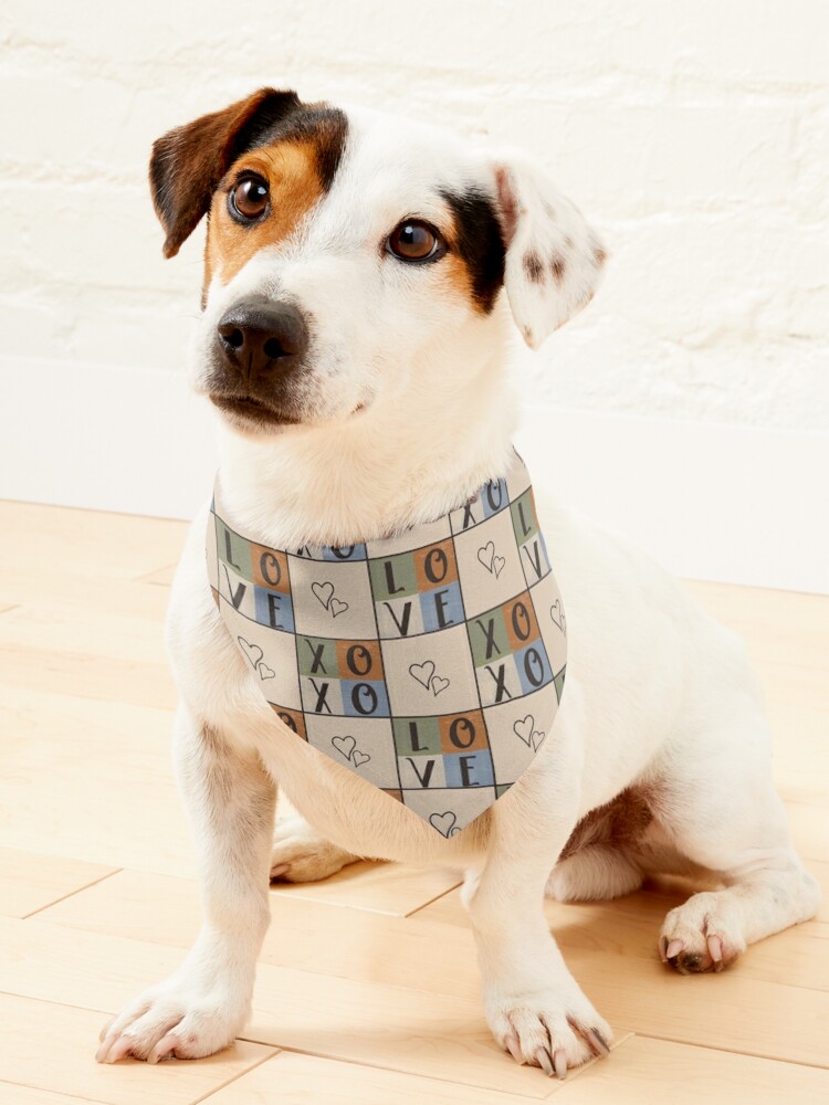 Dog Bandana, Love XOXO