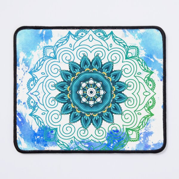 Item preview, Mandala - Green and Blue designed and sold by tomorrowsart.