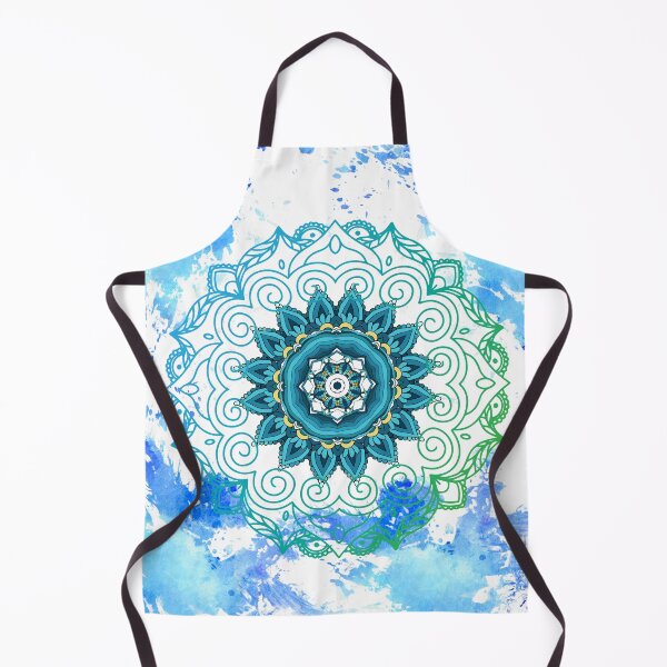 Item preview, Mandala - Green and Blue designed and sold by tomorrowsart.