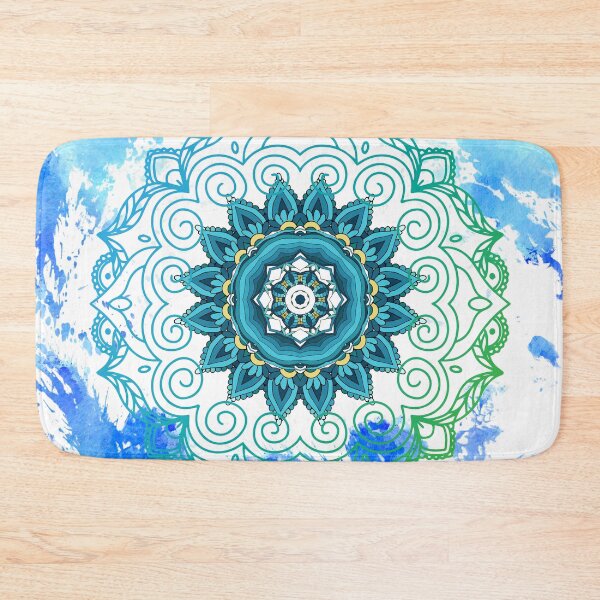 Item preview, Mandala - Green and Blue designed and sold by tomorrowsart.