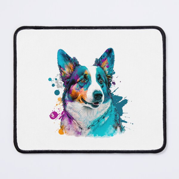 Item preview, Colorful Pop Art Cardigan Blue Merle Corgi Dog designed and sold by PRINTED ..
