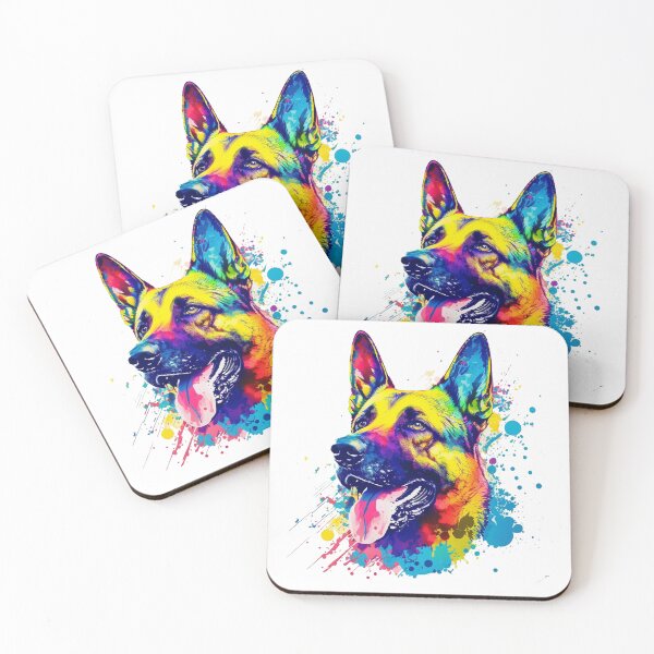 Item preview, Colorful Pop Art German Shepherd Dog designed and sold by PRINTED ..