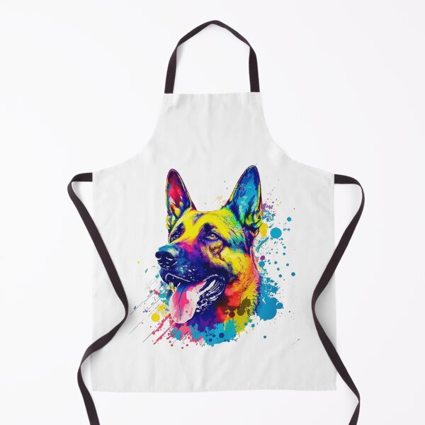 Artikelvorschau, Bunter Pop-Art-Deutscher Schäferhund entworfen und verkauft von PRINTED ..