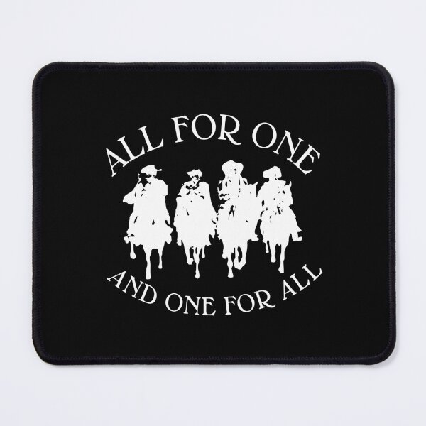 Item preview, ALL FOR ONE THREE MUSKETEERS DUMAS designed and sold by Madjack Tees Kiwi SuperStore.
