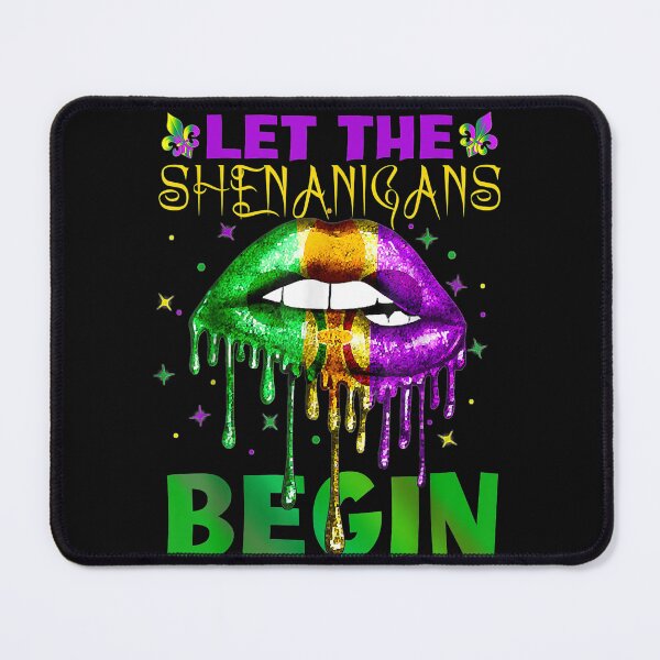 Item preview, Let The Shenanigans Begin Mardi Gras Lips Kids Men Women T-Shirt designed and sold by C3J7.