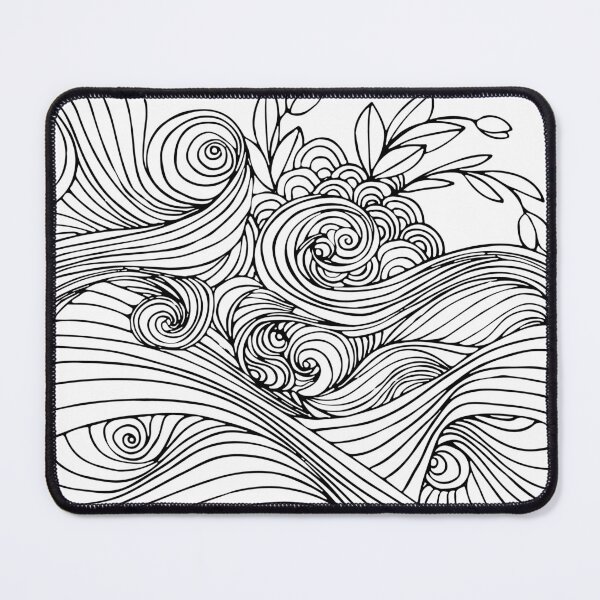Item preview, Swirling line work designed and sold by Jennifer Dawkins.