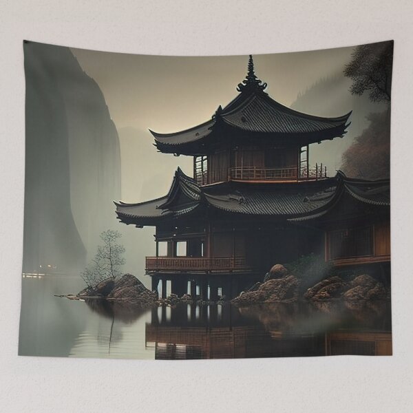 Item preview, Huangguoshu China beautiful atmospheric lake scene designed and sold by RK - Shop.