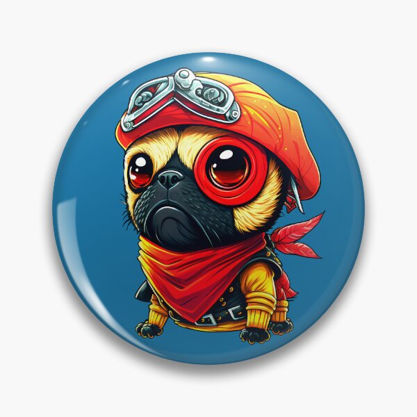 Item preview, Pug Pirates In Space 8 designed and sold by TheSillySartor.