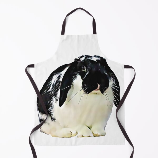 Item preview, Black and white lop rabbit designed and sold by Artxplor.