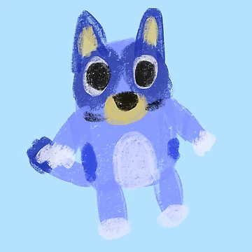 Artwork thumbnail, Blue Dog by RaspberryPunch
