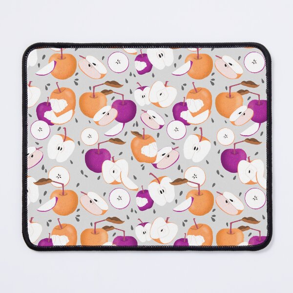 Item preview, Purple and Orange Apple Pattern designed and sold by maddydoodlesoup.