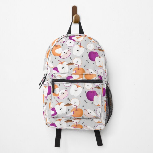 Item preview, Purple and Orange Apple Pattern designed and sold by maddydoodlesoup.
