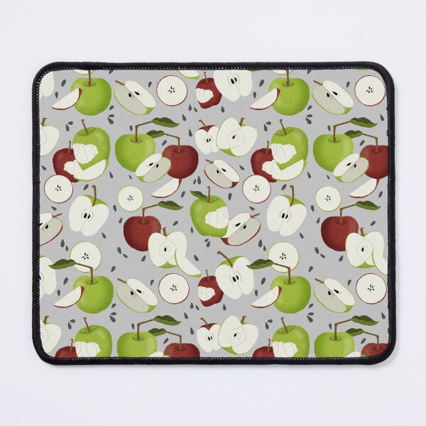 Item preview, Green and Red Apple Pattern designed and sold by maddydoodlesoup.