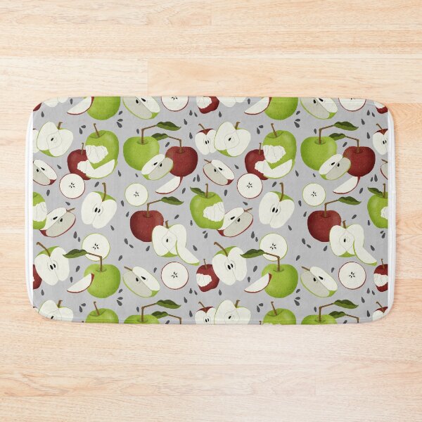Item preview, Green and Red Apple Pattern designed and sold by maddydoodlesoup.