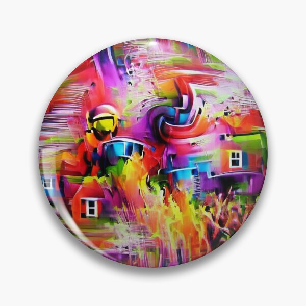 Item preview, AI Trippy Houses designed and sold by ShelleLau.