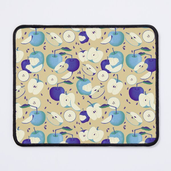 Item preview, Blue Apple Pattern designed and sold by maddydoodlesoup.