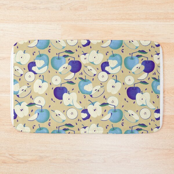 Item preview, Blue Apple Pattern designed and sold by maddydoodlesoup.