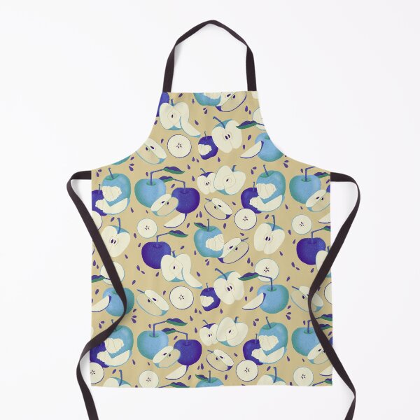 Item preview, Blue Apple Pattern designed and sold by maddydoodlesoup.