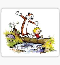 Calvin and Hobbes 8 Sticker