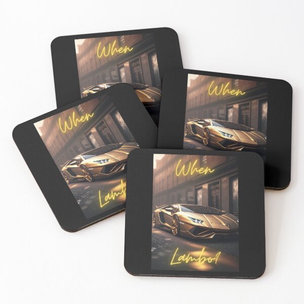 Item preview, When Lambo? Cryptocurrency, Bitcoin designed and sold by The-Vault.