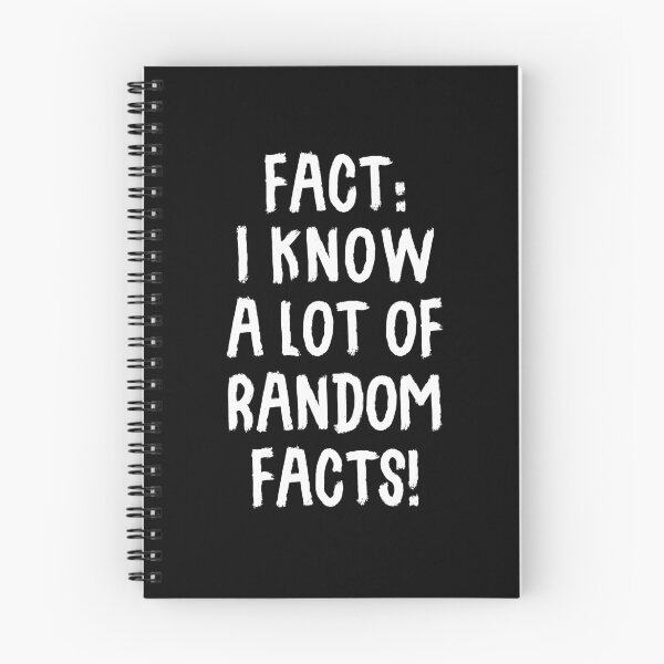 Item preview, Fact: I Know A Lot Of Random Facts! designed and sold by T-shirt For You.