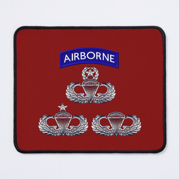 Item preview, Airborne Jump Wings with Tab designed and sold by SoldierAlways.