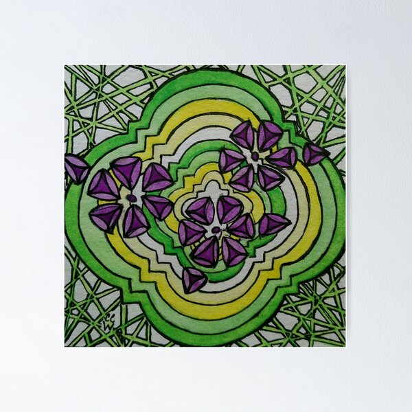 Item preview, Spring Fal Zentangle 279 designed and sold by CCWillow.