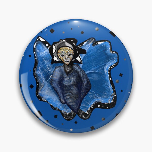 Item preview, Blue Gossamer Lady Pattern designed and sold by Brain Dead Philosophy .