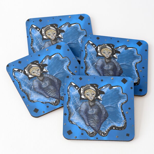 Item preview, Blue Gossamer Lady Pattern designed and sold by Brain Dead Philosophy .