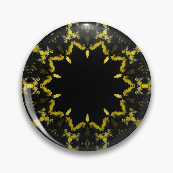 Item preview, Yellow Chrysanthemum Light and Shadow Kaleidoscope pattern (Seamless) 21 designed and sold by Swabcraft.