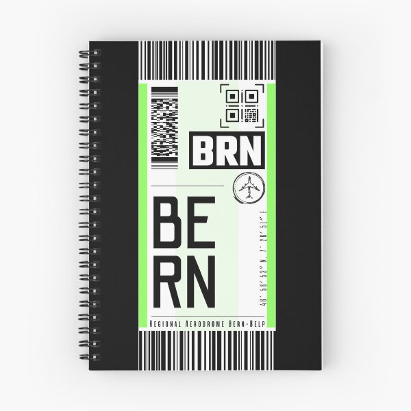 Artikelvorschau, BERN BRN klassische Gepäckanhänger-Aufkleber entworfen und verkauft von LeddsoDello.