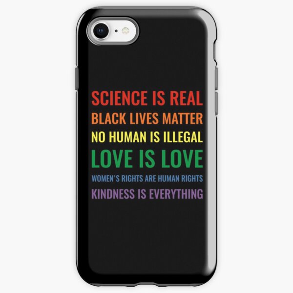 Item preview, Science is real! Black lives matter! No human is illegal! Love is love! Women's rights are human rights! Kindness is everything! Shirt designed and sold by simbamerch.