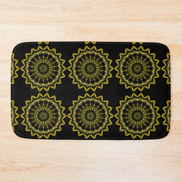 Item preview, Yellow Chrysanthemum Light and Shadow Kaleidoscope pattern (Seamless) 23 designed and sold by Swabcraft.