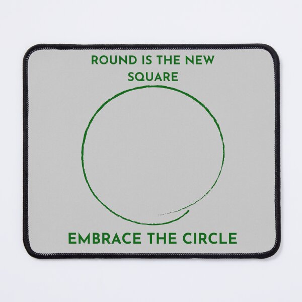 Item preview, Round is the new square: Embrace the circle T-Shirt, Stickers designed and sold by Mosaic-Bubble.