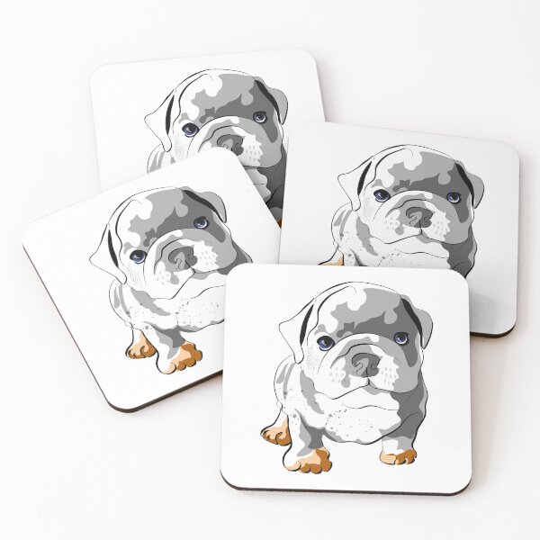 Item preview, Pug Puppy - Stencil designed and sold by Littleviews.