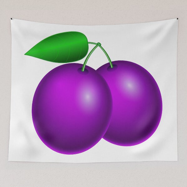 Item preview, Plums fruit illustration designed and sold by AlexanderZam.