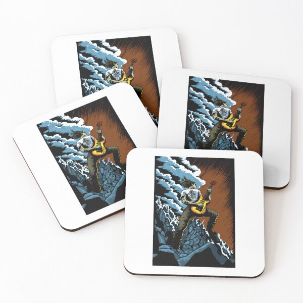Item preview, guitarist playing on top of mountain designed and sold by JureUjdur.