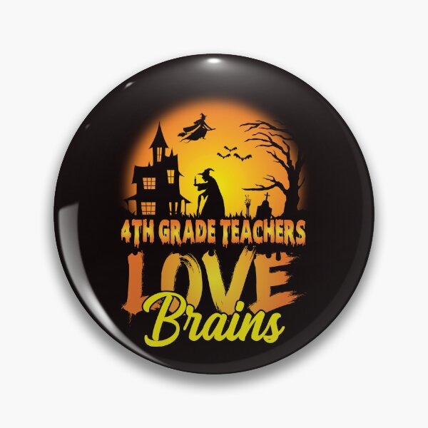 Item preview, 4TH GRADE TEACHERS LOVE BRAINS designed and sold by teemaker24.