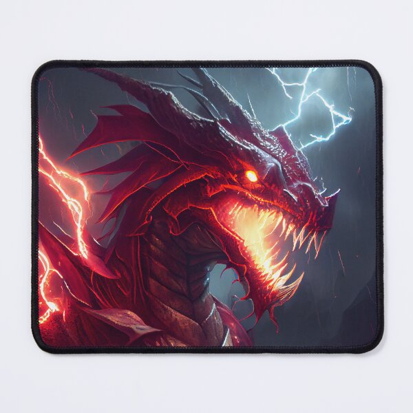 Item preview, Lightning Dragon red eye designed and sold by RavnWorX.