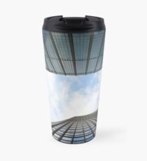 Taza de viaje Blue Buildings