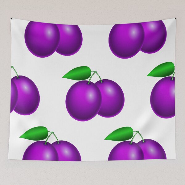Item preview, Plums fruit pattern designed and sold by AlexanderZam.