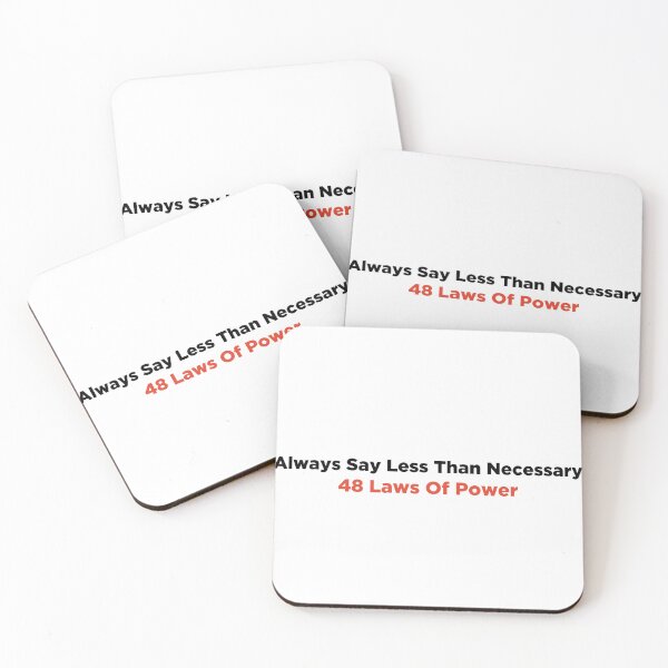 Item preview, Always say less than necessary 48 Laws of Power designed and sold by PeterPrv.