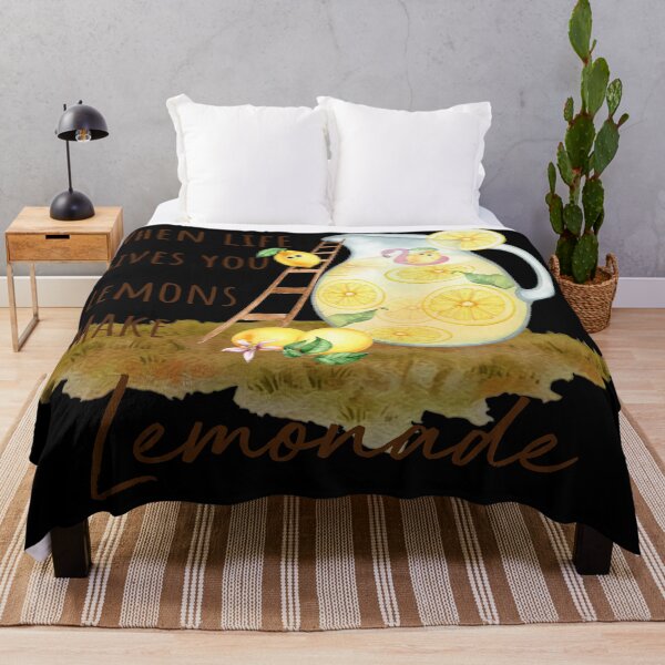 Item preview, When Life Gives You Lemons Make - Lemonade Funny Lemonade pun designed and sold by KawaiiFoodArt.