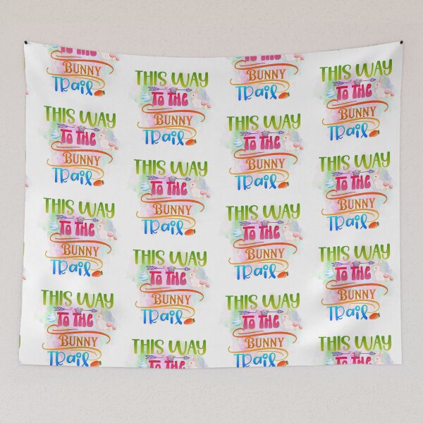 Item preview, This Way to the Bunny Trail I Easter designed and sold by younghopes.