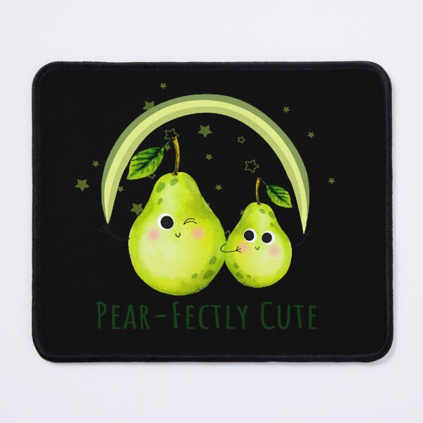 Item preview, Pear Fectly Cute - Funny Pear pun designed and sold by KawaiiFoodArt.